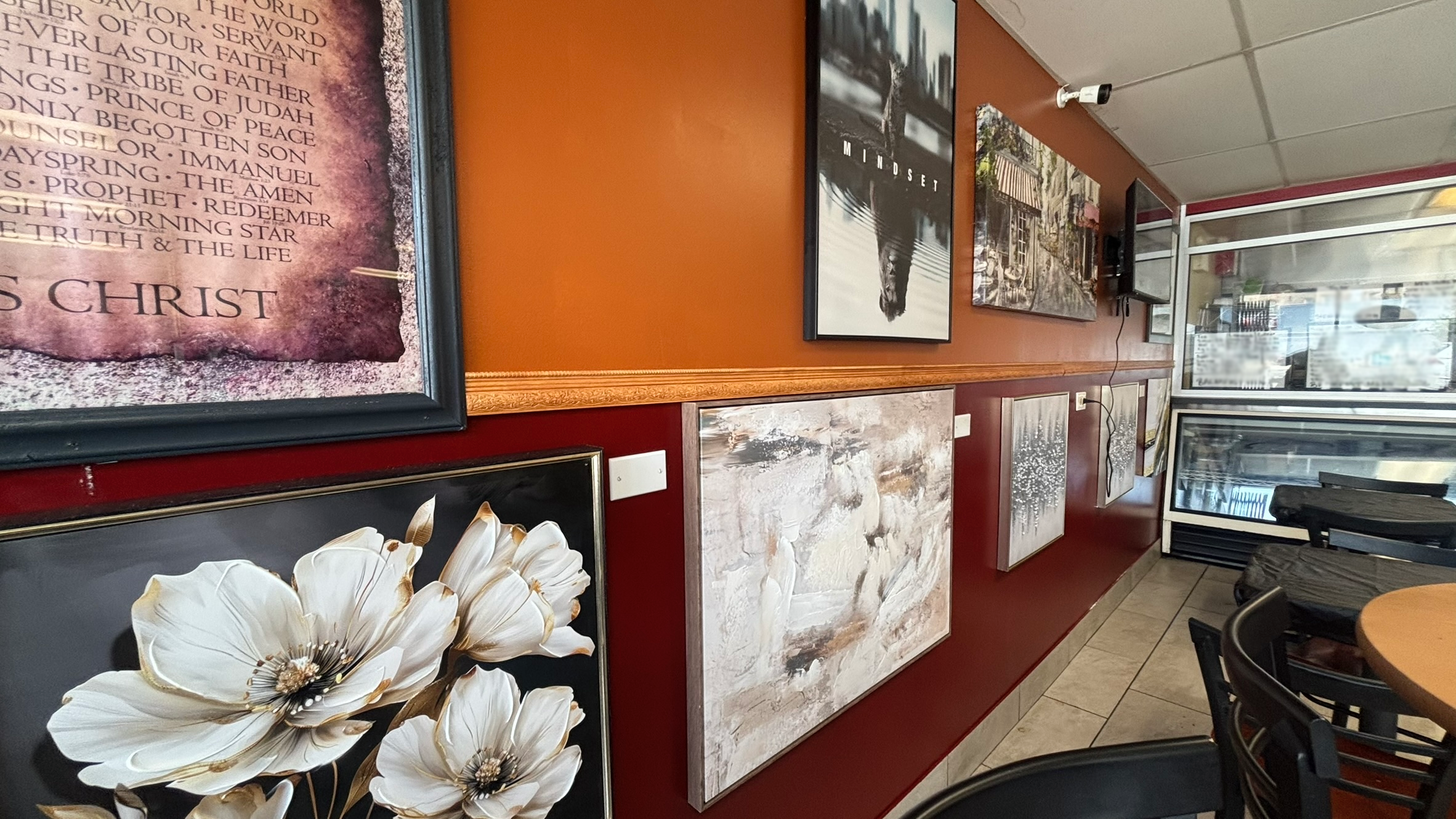 Restaurant wall art